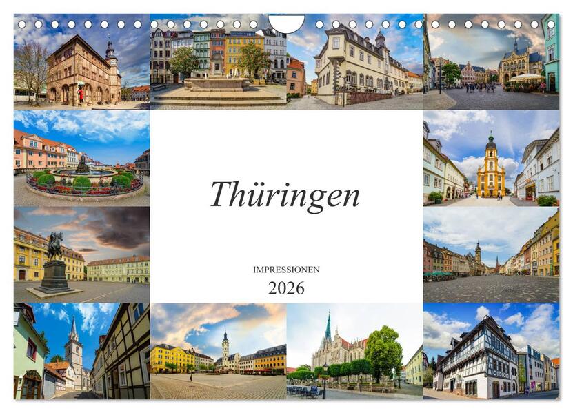 Produktbild: Thüringen Impressionen (Wandkalender 2026 DIN A4 quer), CALVENDO Monatskalender | Calvendo, Dirk Meutzner