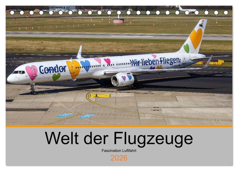 Produktbild: Welt der Flugzeuge - Faszination Luftfahrt 2026 (Tischkalender 2026 DIN A5 quer), CALVENDO Monatskalender | Liongamer1 Liongamer1, Calvendo, Liongamer1