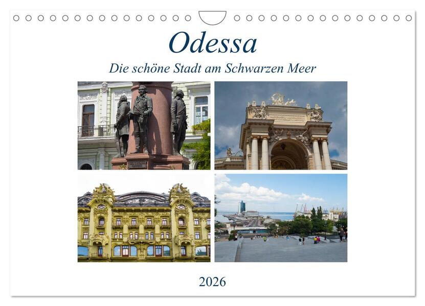 Produktbild: Odessa- Die schöne Stadt am Schwarzen Meer (Wandkalender 2026 DIN A4 quer), CALVENDO Monatskalender | Calvendo, Anneli Hegerfeld-Reckert