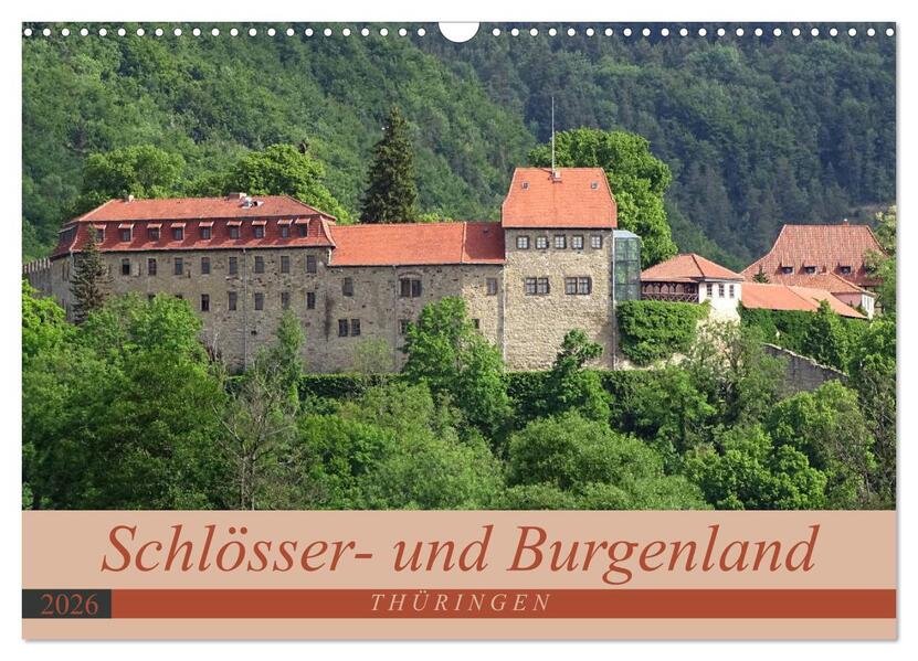 Produktbild: Schlösser- und Burgenland Thüringen (Wandkalender 2026 DIN A3 quer), CALVENDO Monatskalender | Flori0 Flori0, Calvendo, Flori0