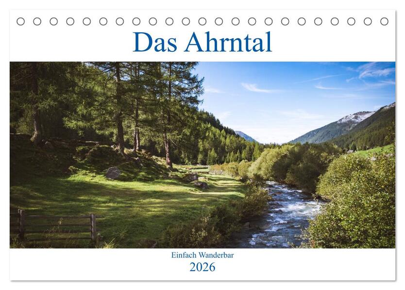 Produktbild: Das Ahrntal (Tischkalender 2026 DIN A5 quer), CALVENDO Monatskalender | Hans Deutschmann, Calvendo