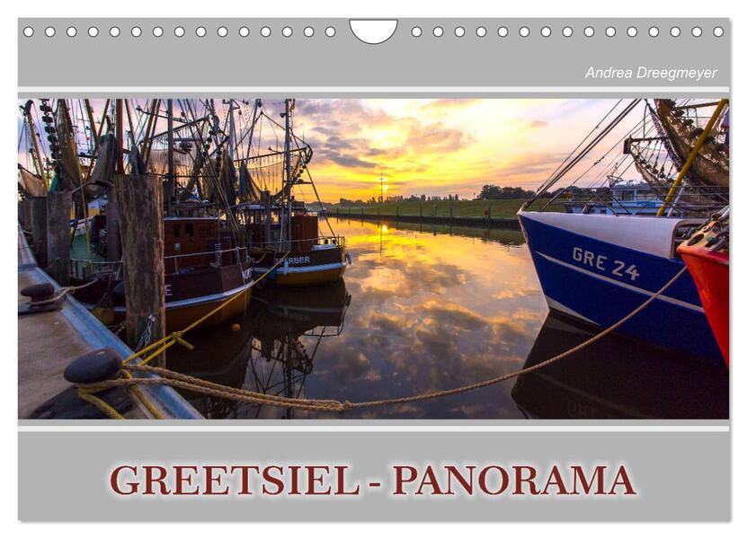 Produktbild: Greetsiel-Panorama (Wandkalender 2026 DIN A4 quer), CALVENDO Monatskalender | Andrea Dreegmeyer, Calvendo
