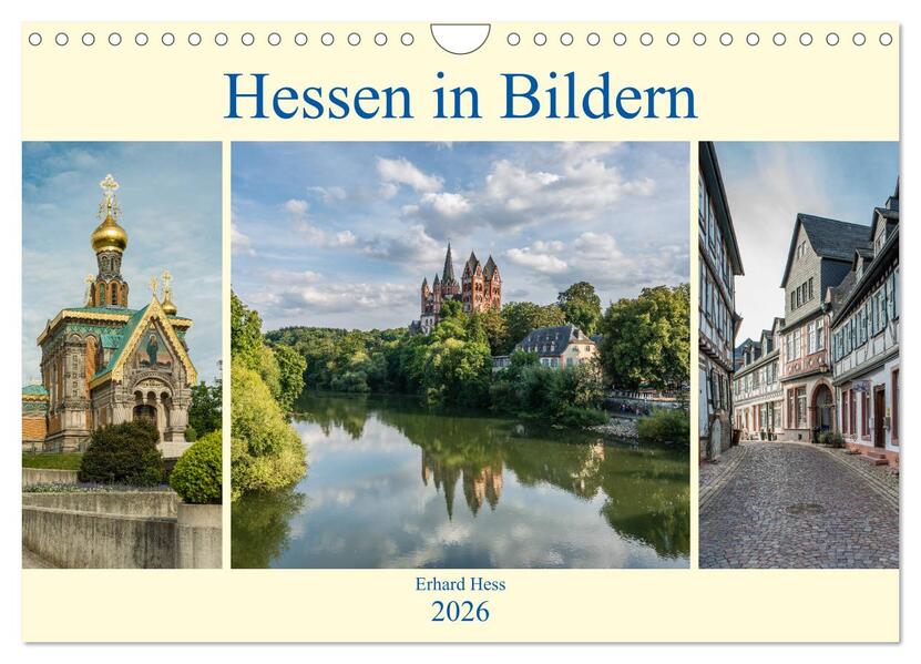 Produktbild: Hessen in Bildern (Wandkalender 2026 DIN A4 quer), CALVENDO Monatskalender | Erhard Hess, Calvendo