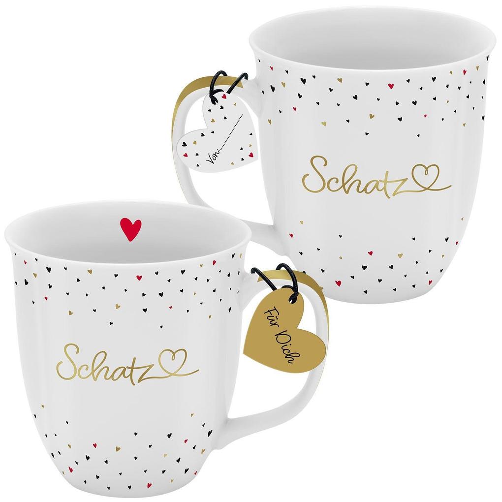 Weitere Ansicht: Tasse mit Motiv "Schatz"