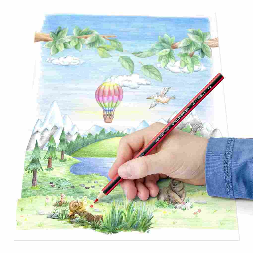 Weitere Ansicht: STAEDTLER Noris colour 185 Buntstift, 12er Set + Bleistift, 185 SET9