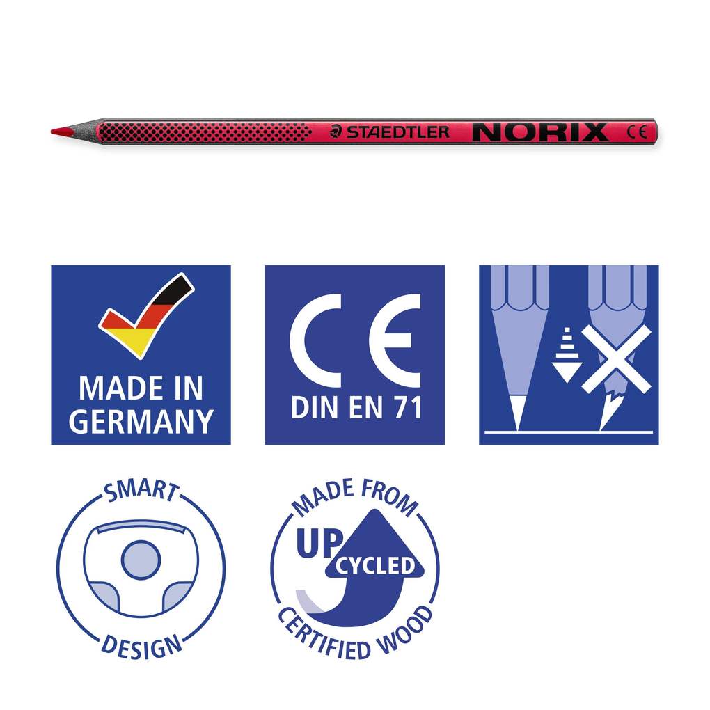 Weitere Ansicht: STAEDTLER NORIX® 186, 24 Buntstiften