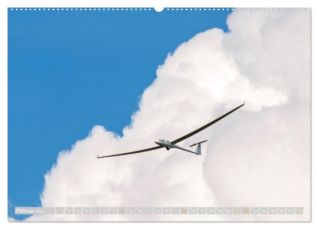 Weitere Ansicht: Meister in der Schwebe: Segelflugzeuge (Wandkalender 2026 DIN A2 quer), CALVENDO Monatskalender | Calvendo, CALVENDO CALVENDO