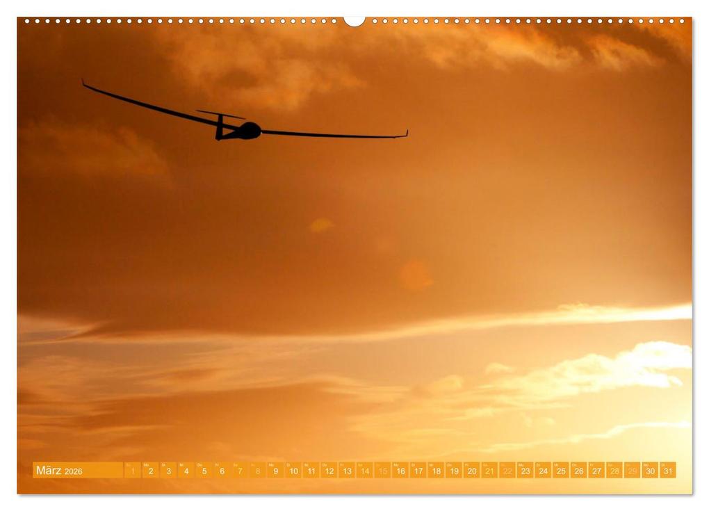 Weitere Ansicht: Meister in der Schwebe: Segelflugzeuge (Wandkalender 2026 DIN A2 quer), CALVENDO Monatskalender | Calvendo, CALVENDO CALVENDO