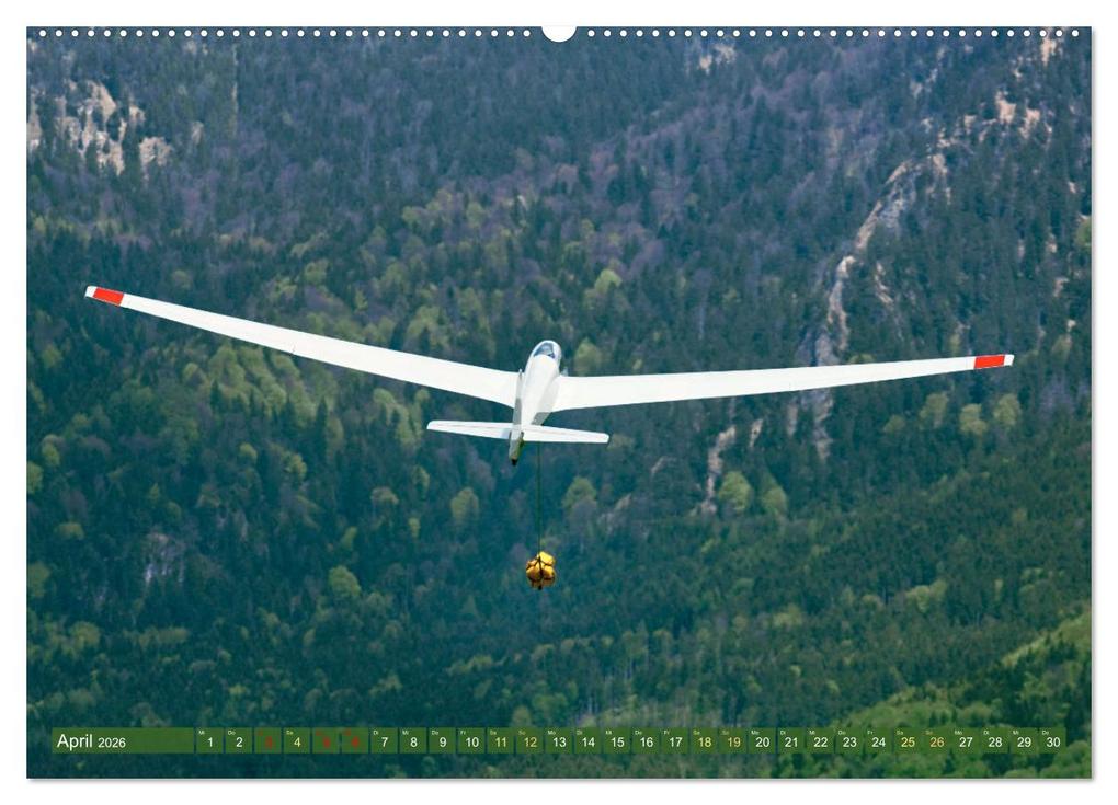 Weitere Ansicht: Meister in der Schwebe: Segelflugzeuge (Wandkalender 2026 DIN A2 quer), CALVENDO Monatskalender | Calvendo, CALVENDO CALVENDO