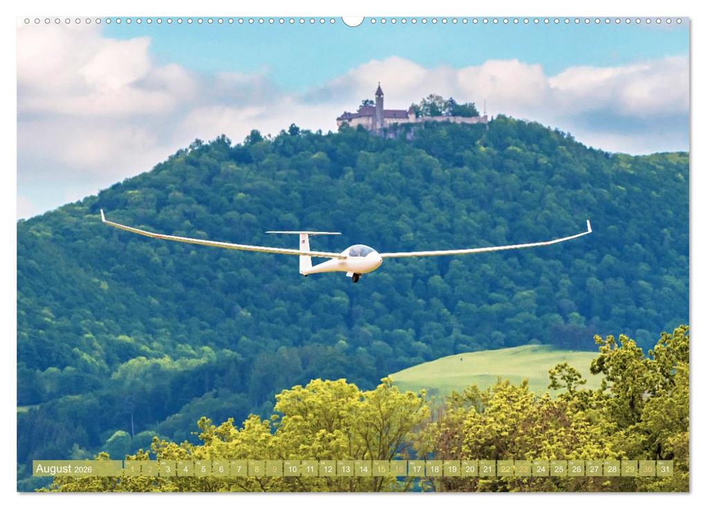 Weitere Ansicht: Meister in der Schwebe: Segelflugzeuge (Wandkalender 2026 DIN A2 quer), CALVENDO Monatskalender | Calvendo, CALVENDO CALVENDO