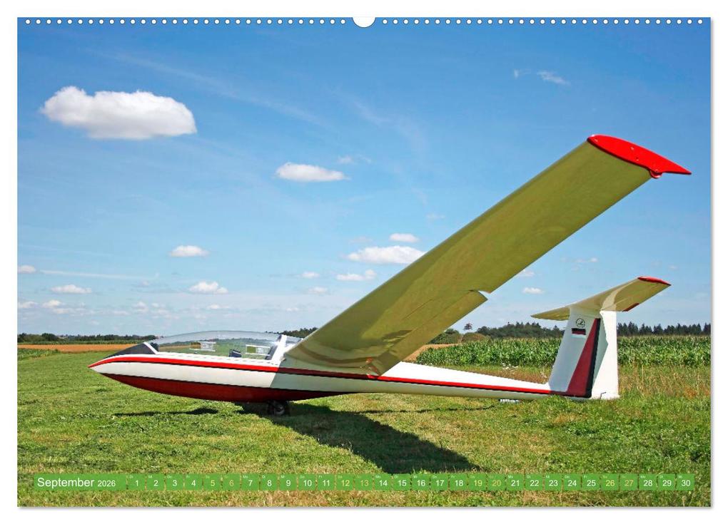 Weitere Ansicht: Meister in der Schwebe: Segelflugzeuge (Wandkalender 2026 DIN A2 quer), CALVENDO Monatskalender | Calvendo, CALVENDO CALVENDO