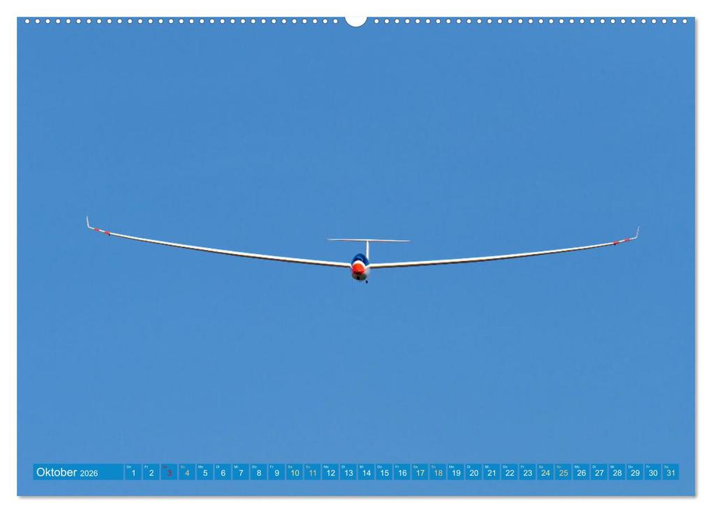 Weitere Ansicht: Meister in der Schwebe: Segelflugzeuge (Wandkalender 2026 DIN A2 quer), CALVENDO Monatskalender | Calvendo, CALVENDO CALVENDO