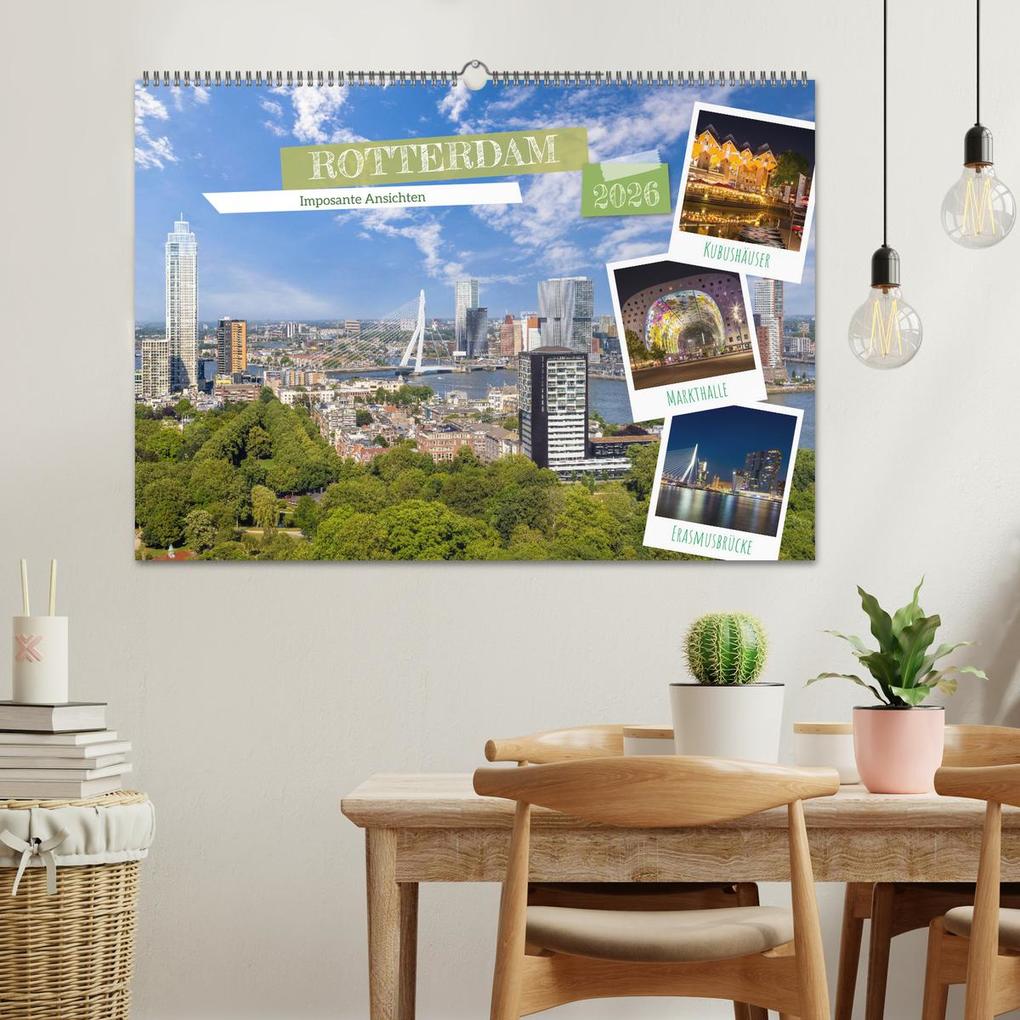 Weitere Ansicht: ROTTERDAM Imposante Ansichten (Wandkalender 2026 DIN A2 quer), CALVENDO Monatskalender | Calvendo, Melanie Viola
