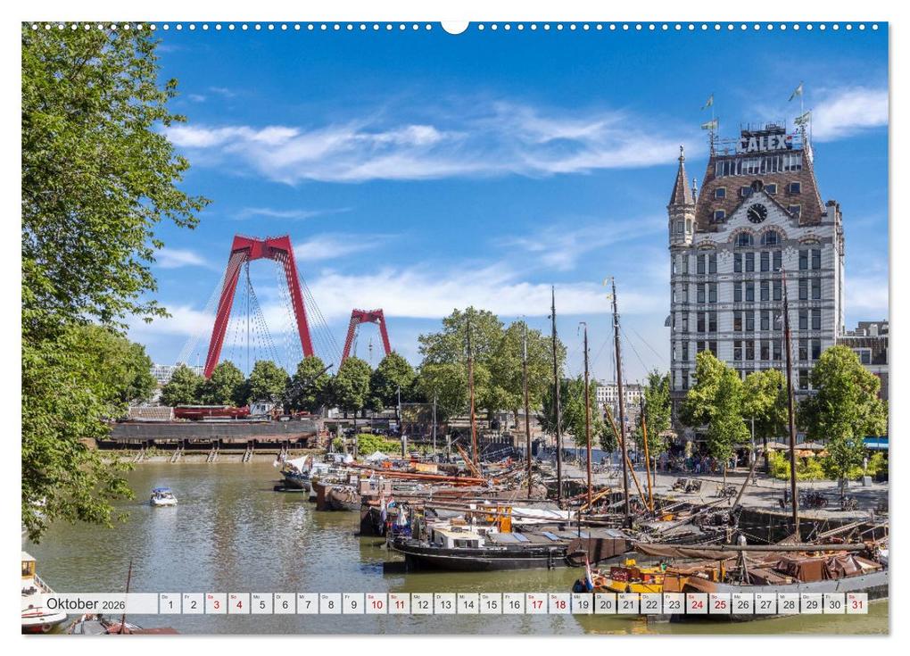 Weitere Ansicht: ROTTERDAM Imposante Ansichten (Wandkalender 2026 DIN A2 quer), CALVENDO Monatskalender | Calvendo, Melanie Viola