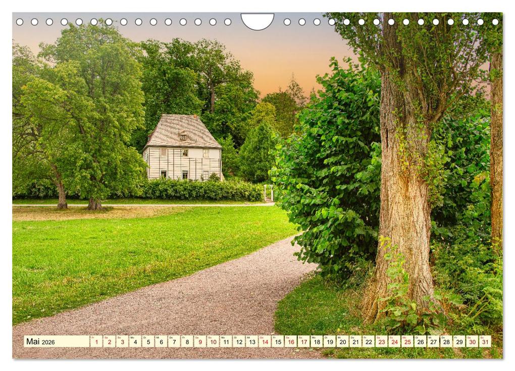 Weitere Ansicht: Weimar - Kulturstadt im Herzen Europas (Wandkalender 2026 DIN A4 quer), CALVENDO Monatskalender | Calvendo, Ulrich Männel