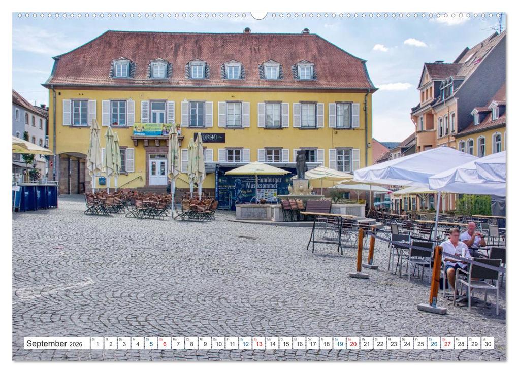 Weitere Ansicht: Homburg - Charmante Kreisstadt im Saarland (hochwertiger Premium Wandkalender 2026 DIN A2 quer), Kunstdruck in Hochglanz | Calvendo, Thomas Bartruff