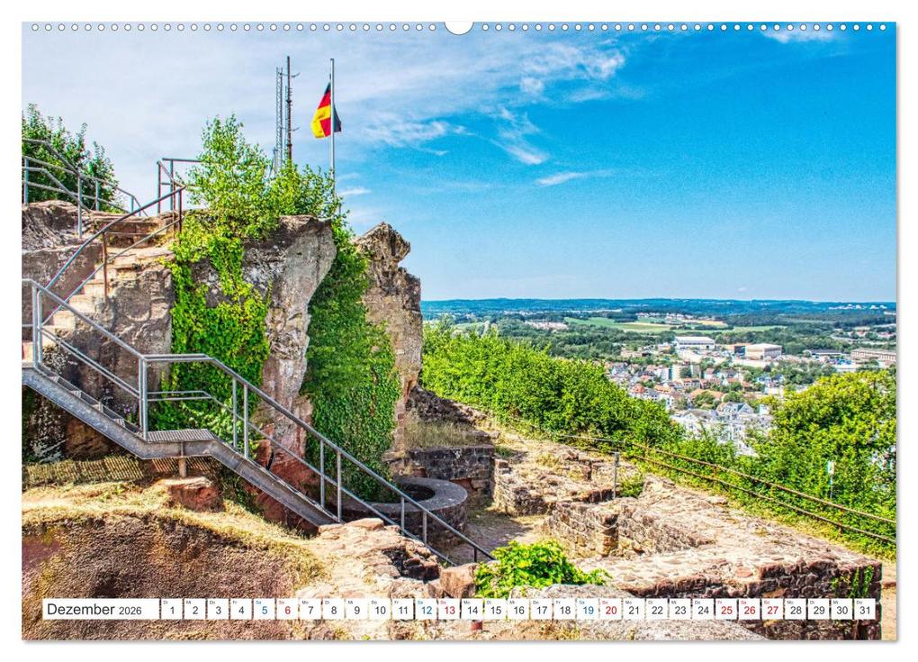 Weitere Ansicht: Homburg - Charmante Kreisstadt im Saarland (hochwertiger Premium Wandkalender 2026 DIN A2 quer), Kunstdruck in Hochglanz | Calvendo, Thomas Bartruff