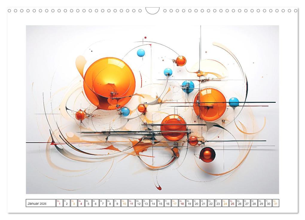 Weitere Ansicht: Abstrakte Visionen (Wandkalender 2026 DIN A3 quer), CALVENDO Monatskalender | Calvendo, Steffen Gierok-Latniak