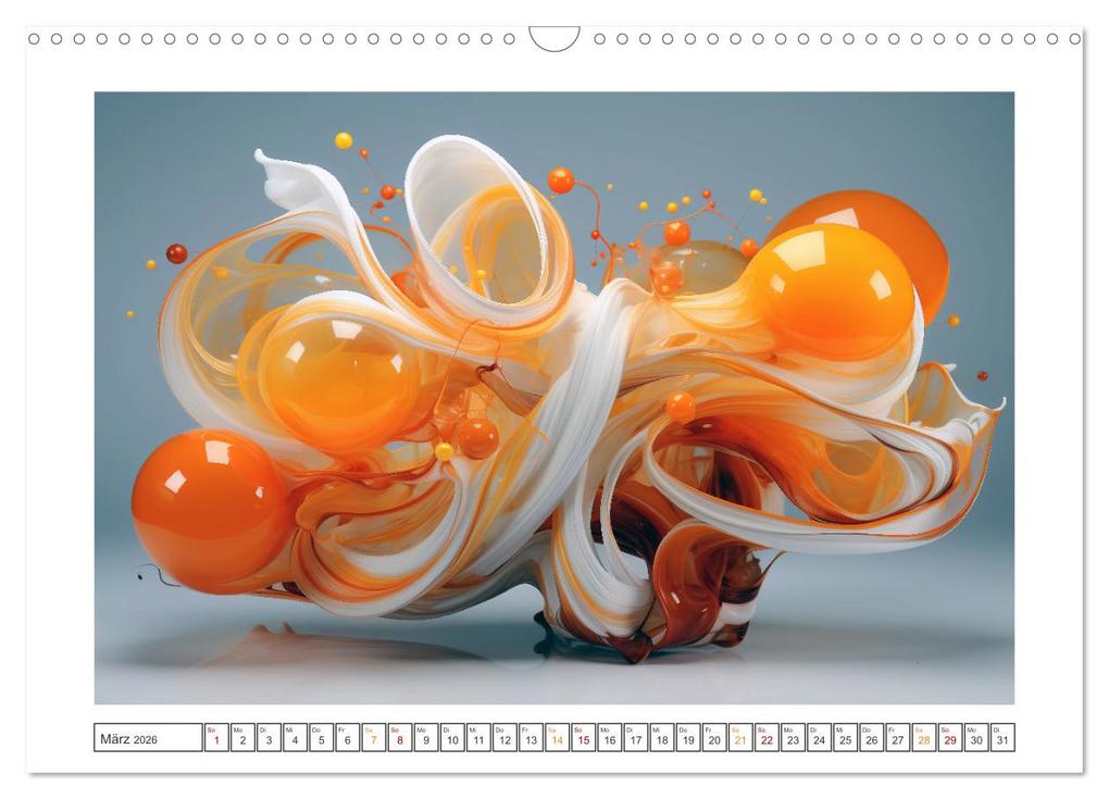 Weitere Ansicht: Abstrakte Visionen (Wandkalender 2026 DIN A3 quer), CALVENDO Monatskalender | Calvendo, Steffen Gierok-Latniak