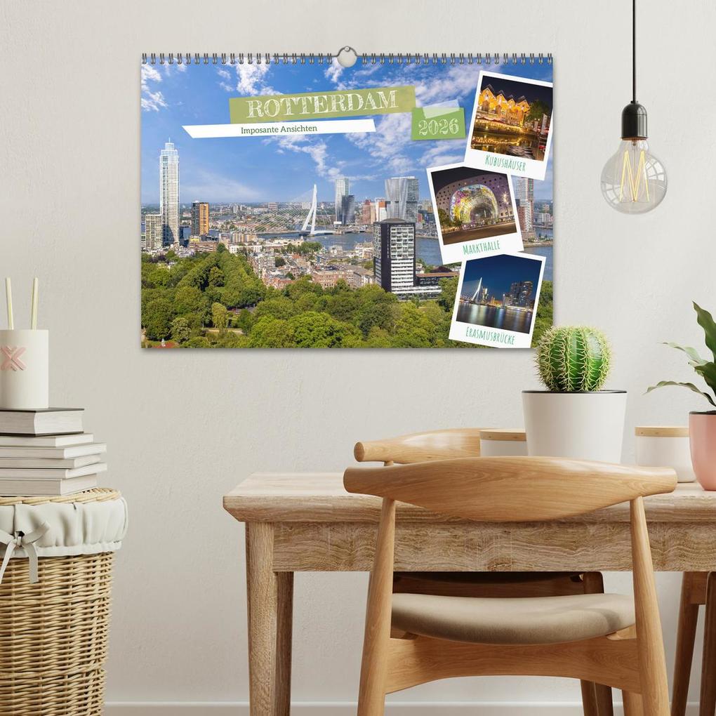 Weitere Ansicht: ROTTERDAM Imposante Ansichten (Wandkalender 2026 DIN A3 quer), CALVENDO Monatskalender | Calvendo, Melanie Viola