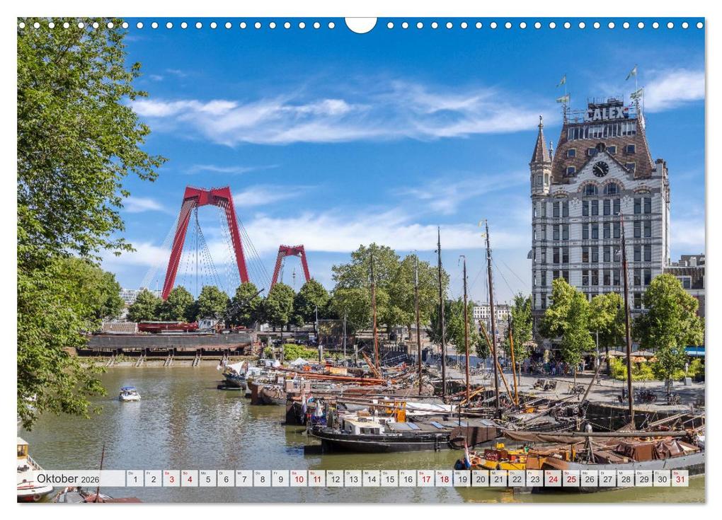 Weitere Ansicht: ROTTERDAM Imposante Ansichten (Wandkalender 2026 DIN A3 quer), CALVENDO Monatskalender | Calvendo, Melanie Viola