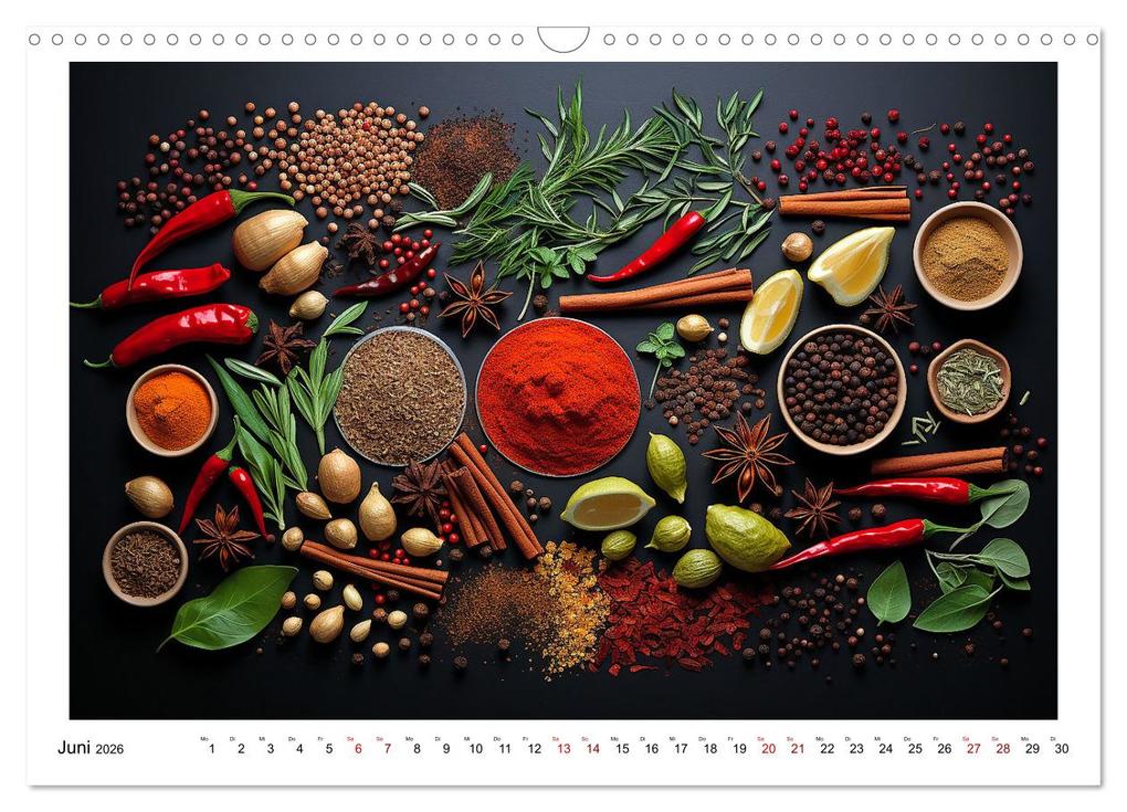Weitere Ansicht: Ordentlich Vegetarisch (Wandkalender 2026 DIN A3 quer), CALVENDO Monatskalender | Calvendo, Kerstin Waurick