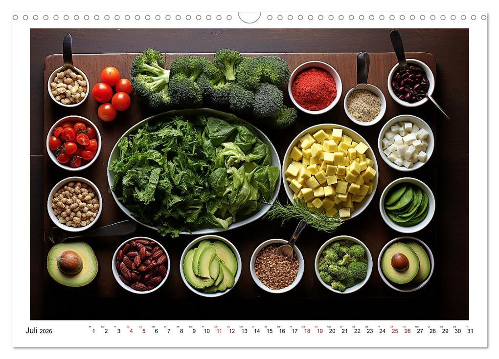 Weitere Ansicht: Ordentlich Vegetarisch (Wandkalender 2026 DIN A3 quer), CALVENDO Monatskalender | Calvendo, Kerstin Waurick