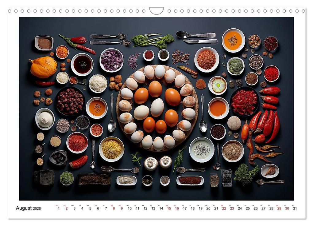 Weitere Ansicht: Ordentlich Vegetarisch (Wandkalender 2026 DIN A3 quer), CALVENDO Monatskalender | Calvendo, Kerstin Waurick
