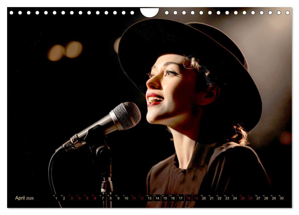 Weitere Ansicht: Die Stimme der Leidenschaft (Wandkalender 2026 DIN A4 quer), CALVENDO Monatskalender | Calvendo, Eva Ola Feix