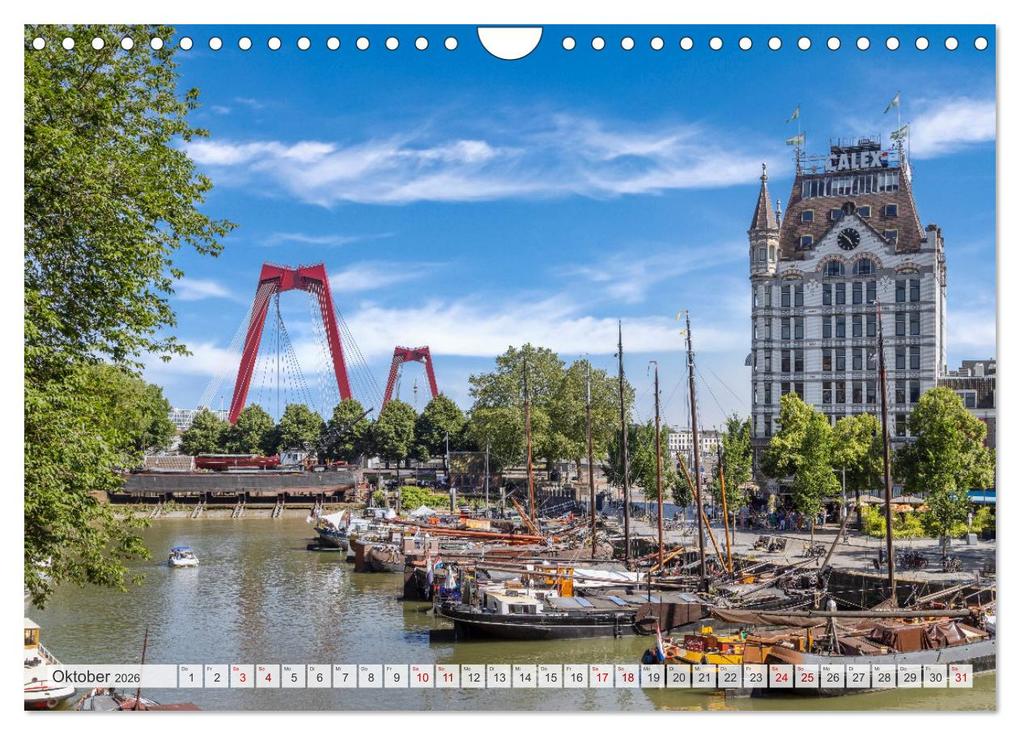 Weitere Ansicht: ROTTERDAM Imposante Ansichten (Wandkalender 2026 DIN A4 quer), CALVENDO Monatskalender | Calvendo, Melanie Viola
