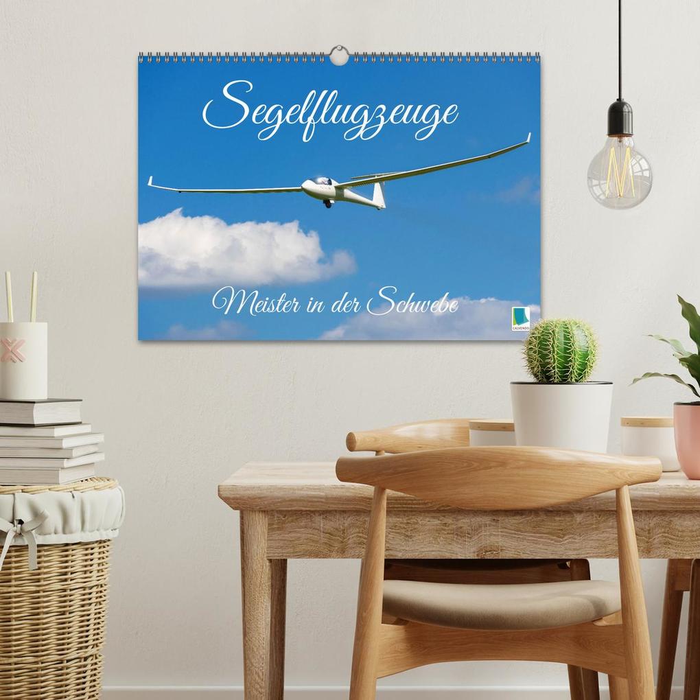 Weitere Ansicht: Meister in der Schwebe: Segelflugzeuge (Wandkalender 2026 DIN A3 quer), CALVENDO Monatskalender | Calvendo, CALVENDO CALVENDO