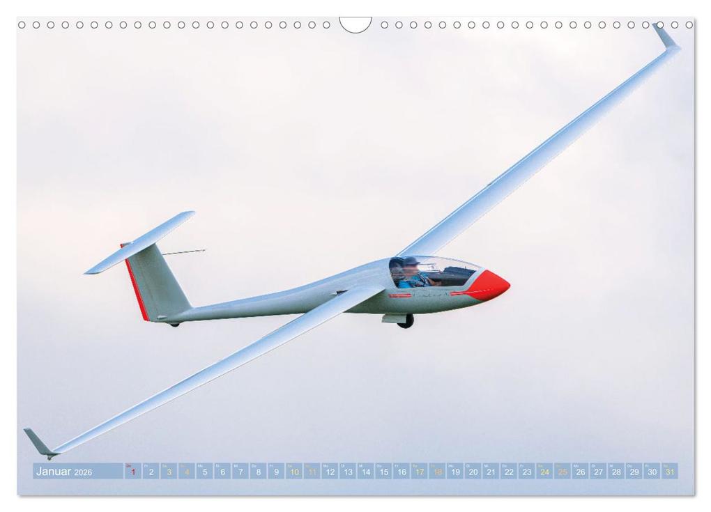 Weitere Ansicht: Meister in der Schwebe: Segelflugzeuge (Wandkalender 2026 DIN A3 quer), CALVENDO Monatskalender | Calvendo, CALVENDO CALVENDO