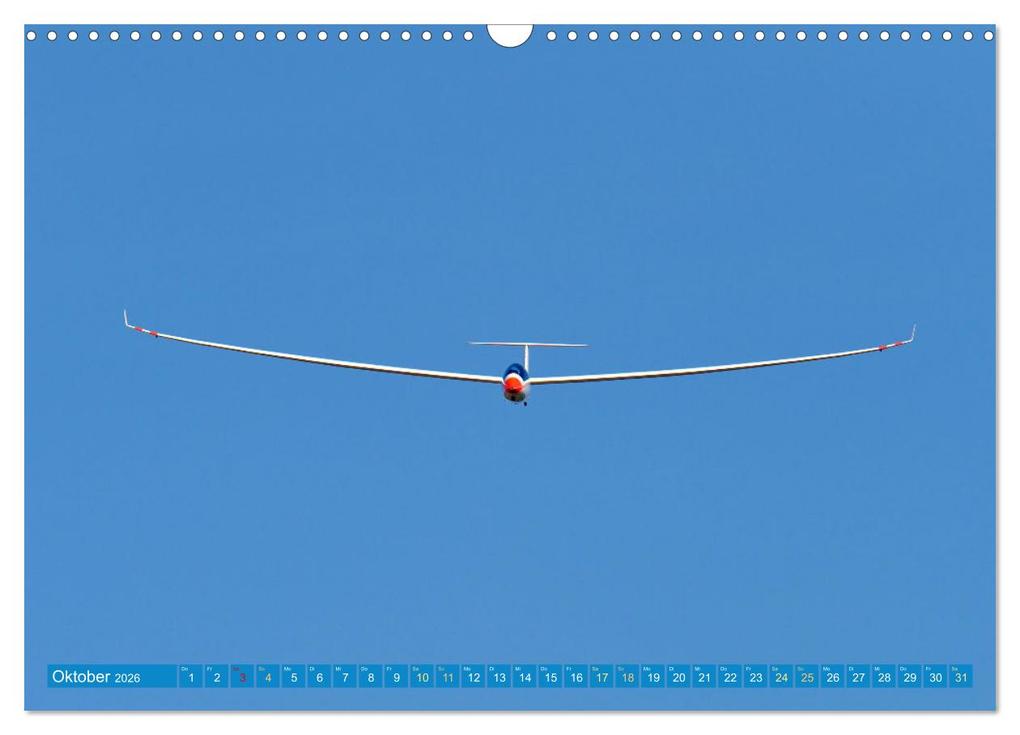 Weitere Ansicht: Meister in der Schwebe: Segelflugzeuge (Wandkalender 2026 DIN A3 quer), CALVENDO Monatskalender | Calvendo, CALVENDO CALVENDO