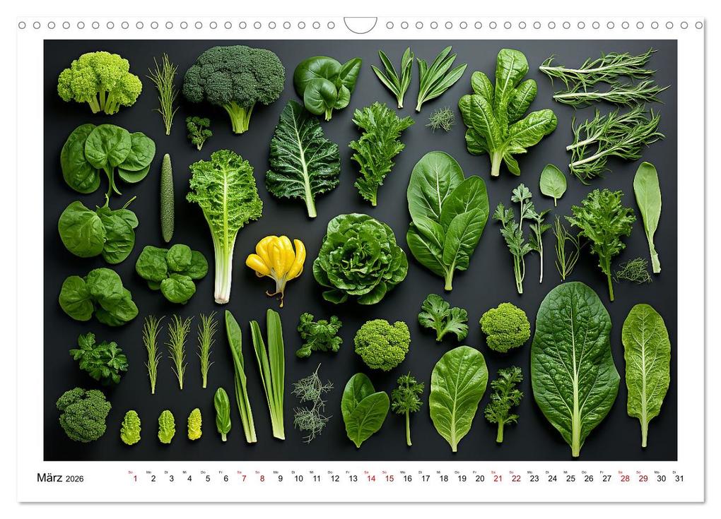Weitere Ansicht: Ordentlich Vegan (Wandkalender 2026 DIN A3 quer), CALVENDO Monatskalender | Calvendo, Kerstin Waurick