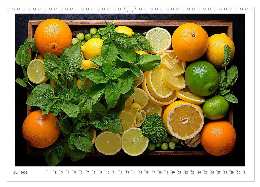 Weitere Ansicht: Ordentlich Vegan (Wandkalender 2026 DIN A3 quer), CALVENDO Monatskalender | Calvendo, Kerstin Waurick