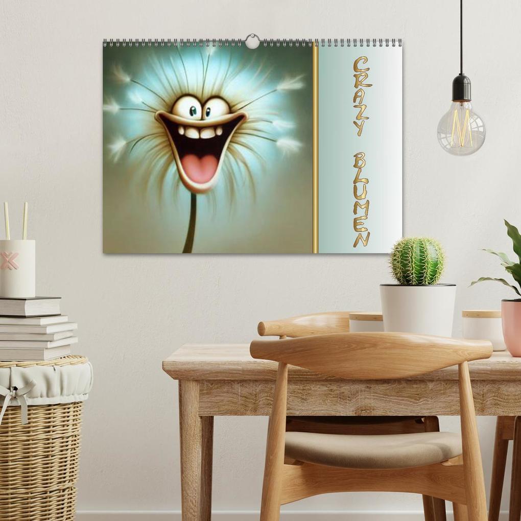 Weitere Ansicht: Crazy Blumen (Wandkalender 2026 DIN A3 quer), CALVENDO Monatskalender | Calvendo, Ingrid Besenböck