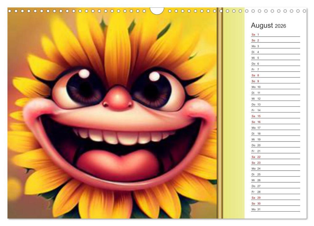 Weitere Ansicht: Crazy Blumen (Wandkalender 2026 DIN A3 quer), CALVENDO Monatskalender | Calvendo, Ingrid Besenböck