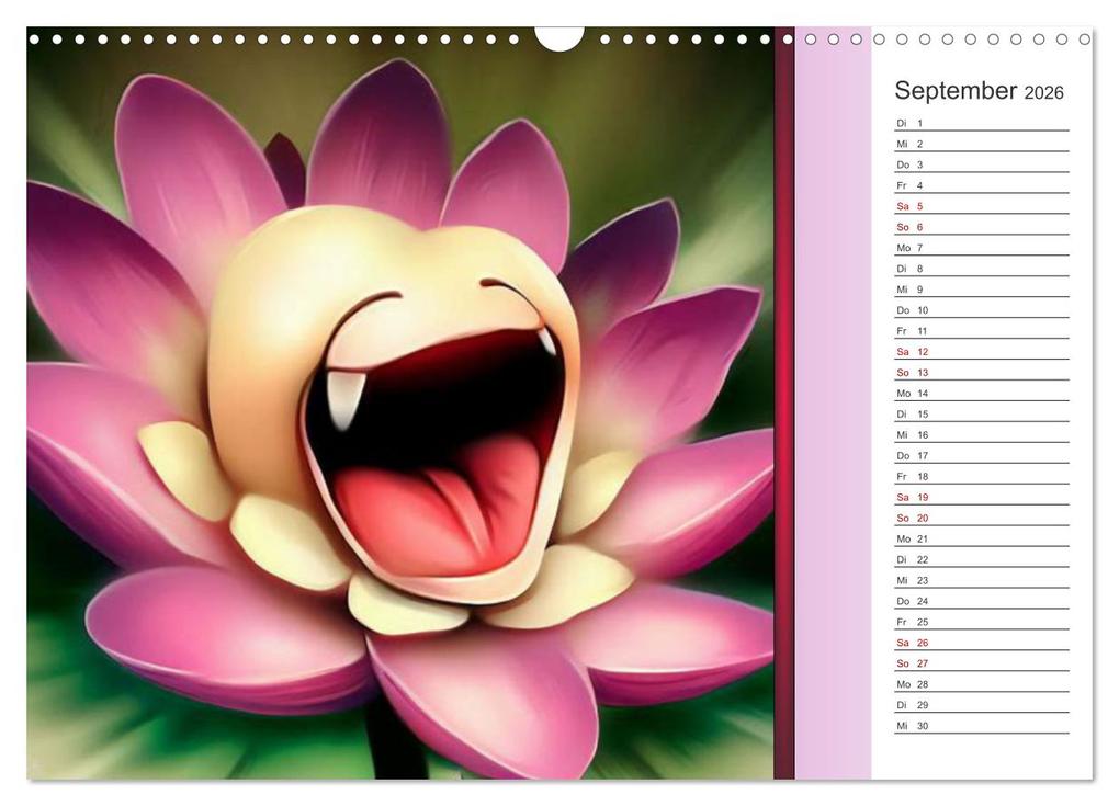 Weitere Ansicht: Crazy Blumen (Wandkalender 2026 DIN A3 quer), CALVENDO Monatskalender | Calvendo, Ingrid Besenböck