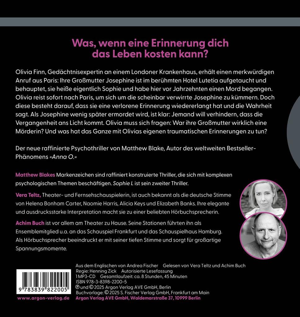 Weitere Ansicht: Sophie L. | Matthew Blake