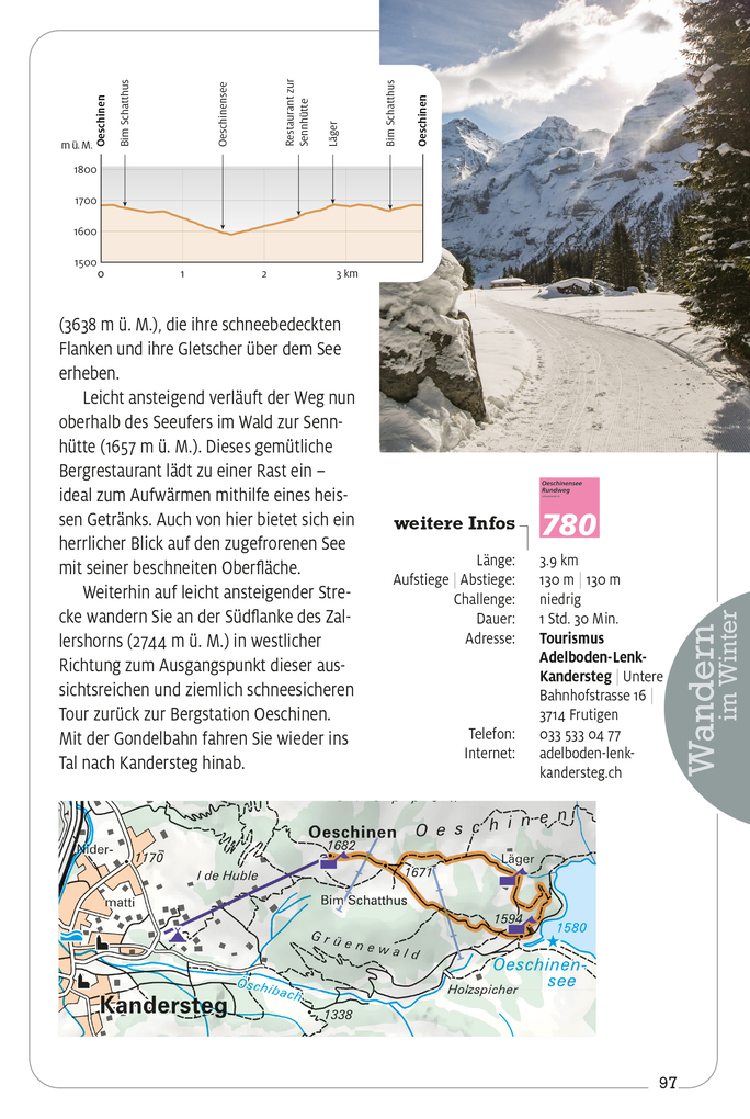 Weitere Ansicht: Kümmerly+Frey Erlebnis Schweiz Winterwanderungen - Wanderführer
