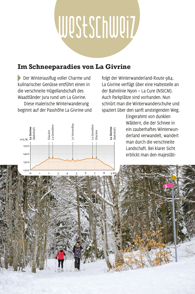 Weitere Ansicht: Kümmerly+Frey Erlebnis Schweiz Winterwanderungen - Wanderführer