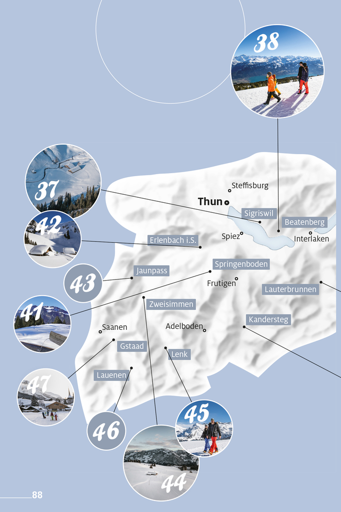Weitere Ansicht: Kümmerly+Frey Erlebnis Schweiz Winterwanderungen - Wanderführer