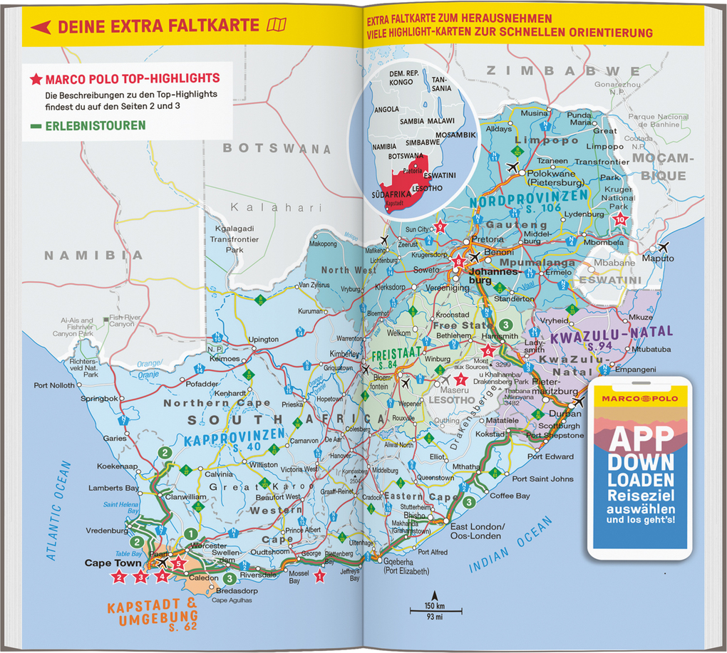 Weitere Ansicht: MARCO POLO Reiseführer Südafrika | Dagmar Schumacher, Markus Schönherr