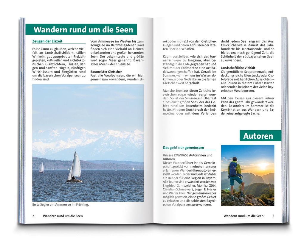 Weitere Ansicht: KOMPASS Wanderführer Bayerische Voralpenseen, 46 Touren mit Extra-Tourenkarte | Siegfried Garnweidner, Eugen E Hüsler, Christian Schneeweiß, Walter Theil, Monika Göbl