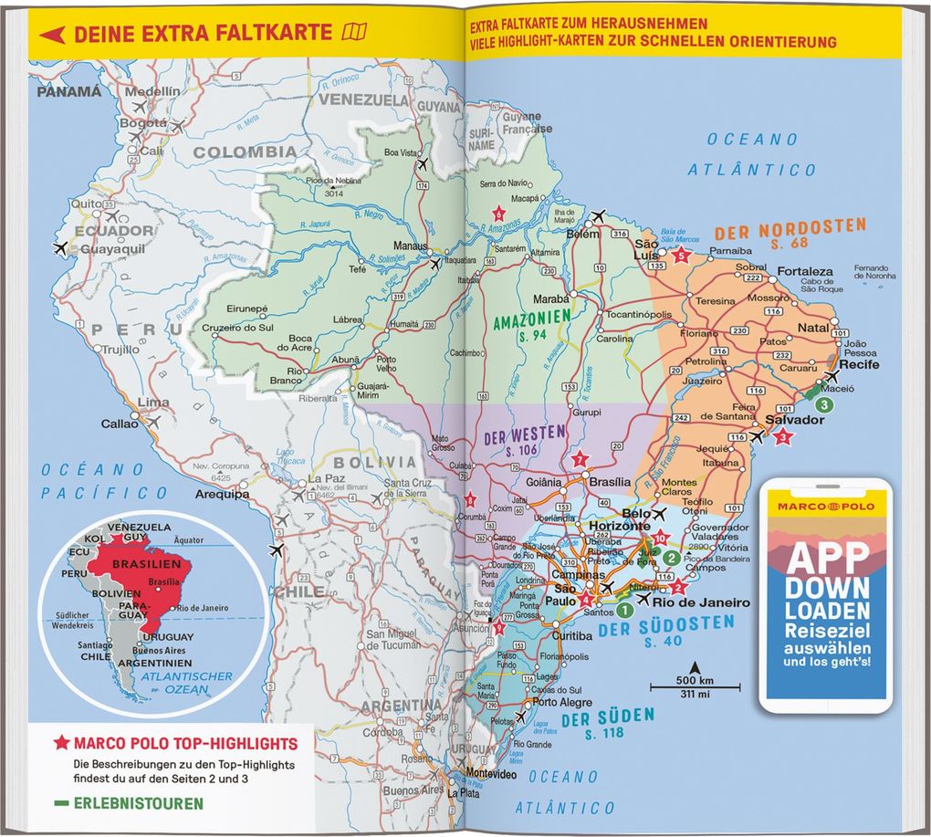 Weitere Ansicht: MARCO POLO Reiseführer Brasilien | Petra Schaeber, Philipp Lichterbeck