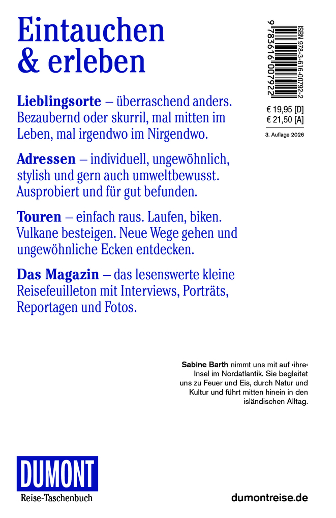 Weitere Ansicht: DUMONT Reise-Taschenbuch Reiseführer Island | Sabine Barth