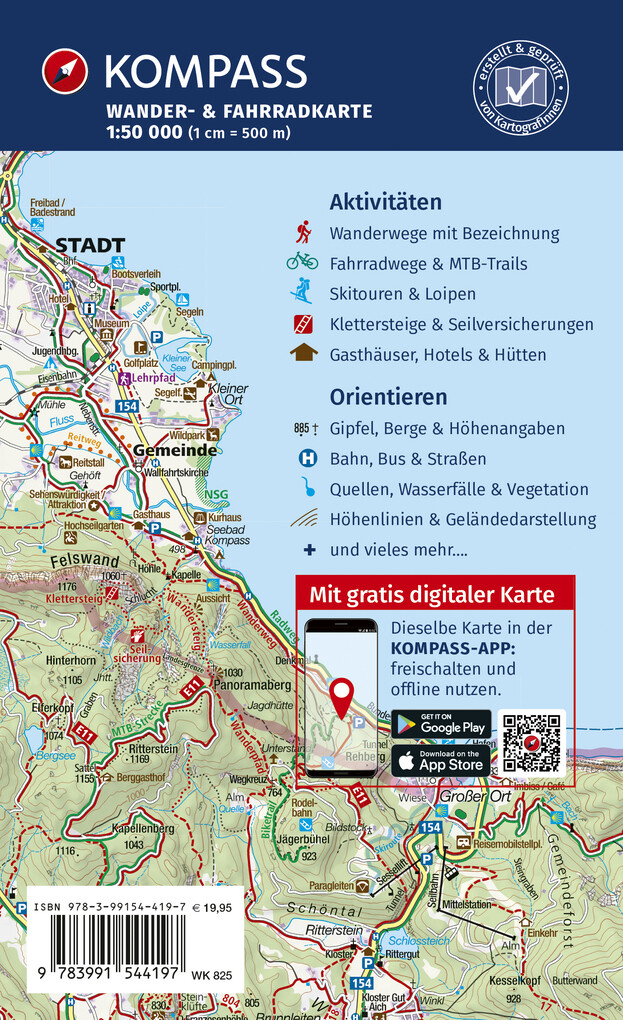 Weitere Ansicht: KOMPASS Wanderkarten-Set 825 Saarland (2 Karten) 1:50.000