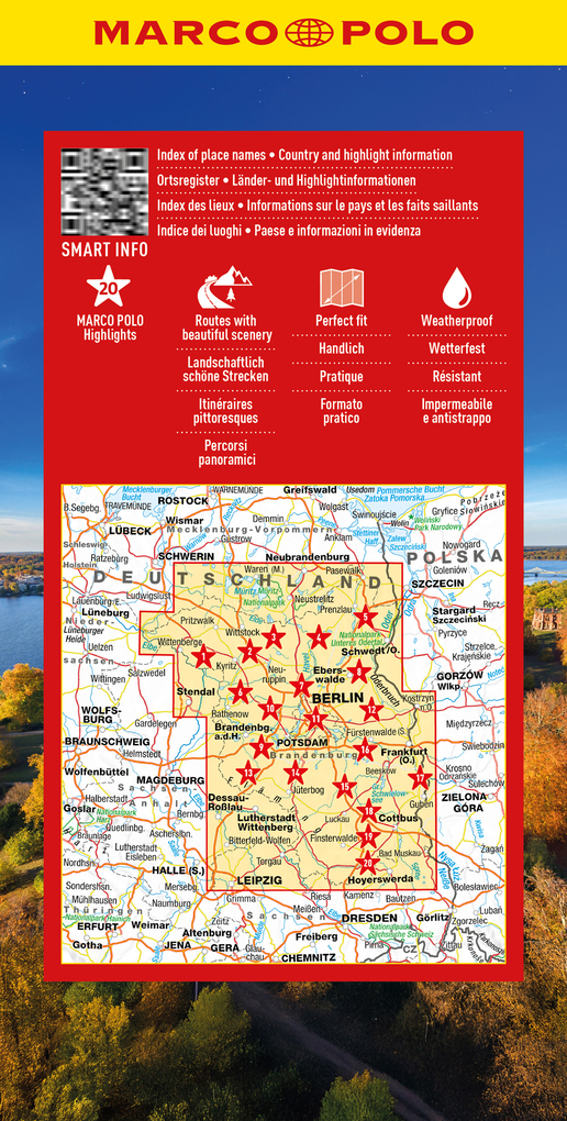 Weitere Ansicht: MARCO POLO Reisekarte Deutschland 04 Berlin, Brandenburg 1:225.000