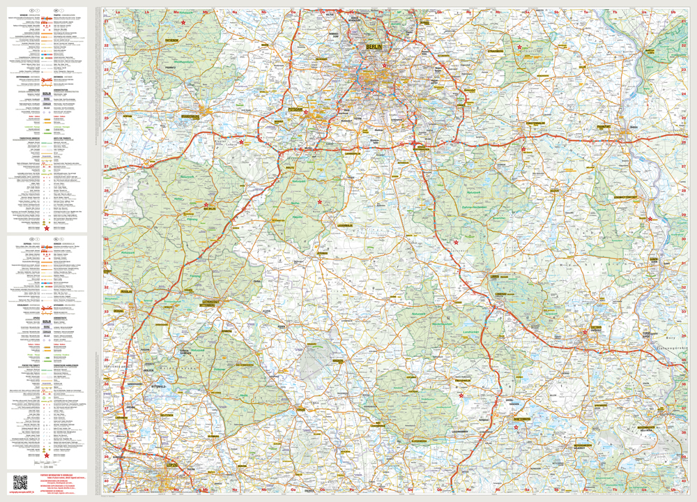 Weitere Ansicht: MARCO POLO Reisekarte Deutschland 04 Berlin, Brandenburg 1:225.000