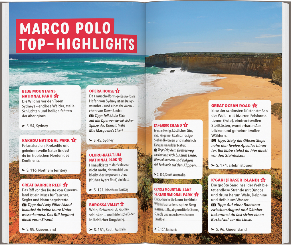 Weitere Ansicht: MARCO POLO Reiseführer Australien, Sydney | Corinna Melville, Stefan Huy, Bruni Gebauer, Urs Wälterlin, Esther Blank